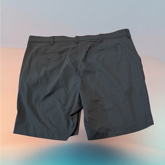 Hogan Charcoal Men's Flat Front Shorts - Picture 2 of 3